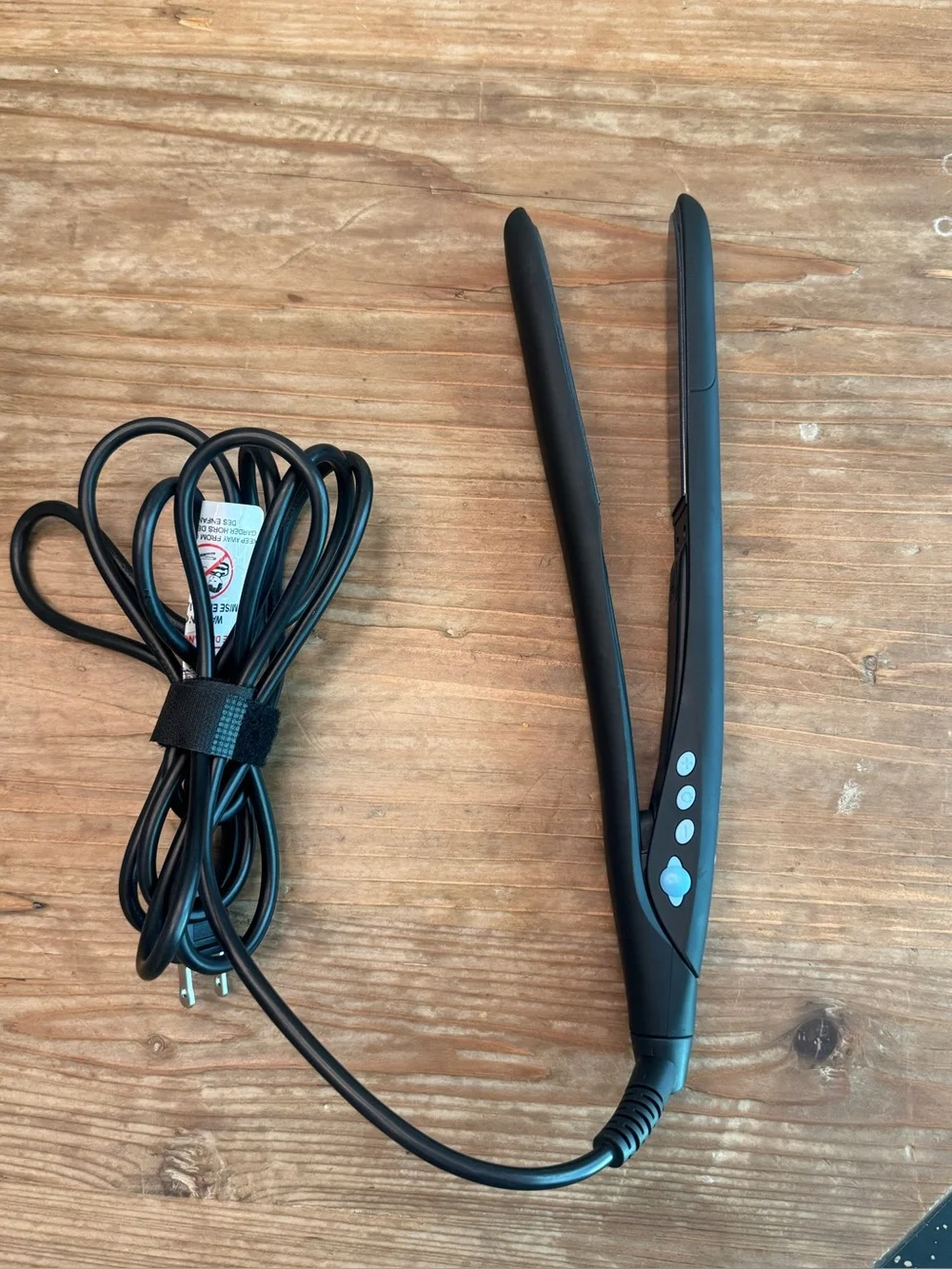 Bio Ionic 10X Styling Iron 1” Black Flat Iron Hair Straighten